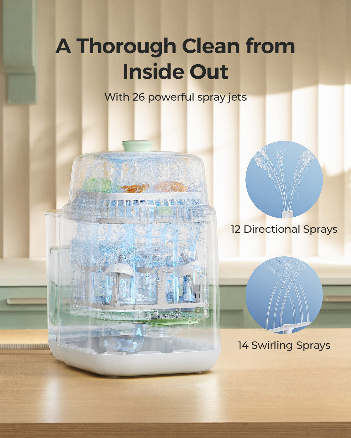 Pump & Clean Bundle: M6 Hands-free Breast Pump and KleanPal Pro Baby Bottle Washer and Sterilizer
